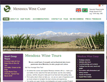 Tablet Screenshot of mendozawinecamp.com